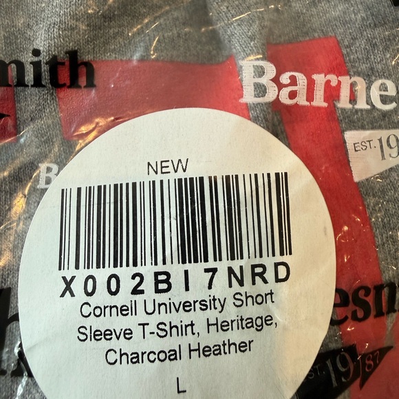 NEW!!! Cornell University Unisex | Men's T-Shirt - Large - Picture 7 of 8